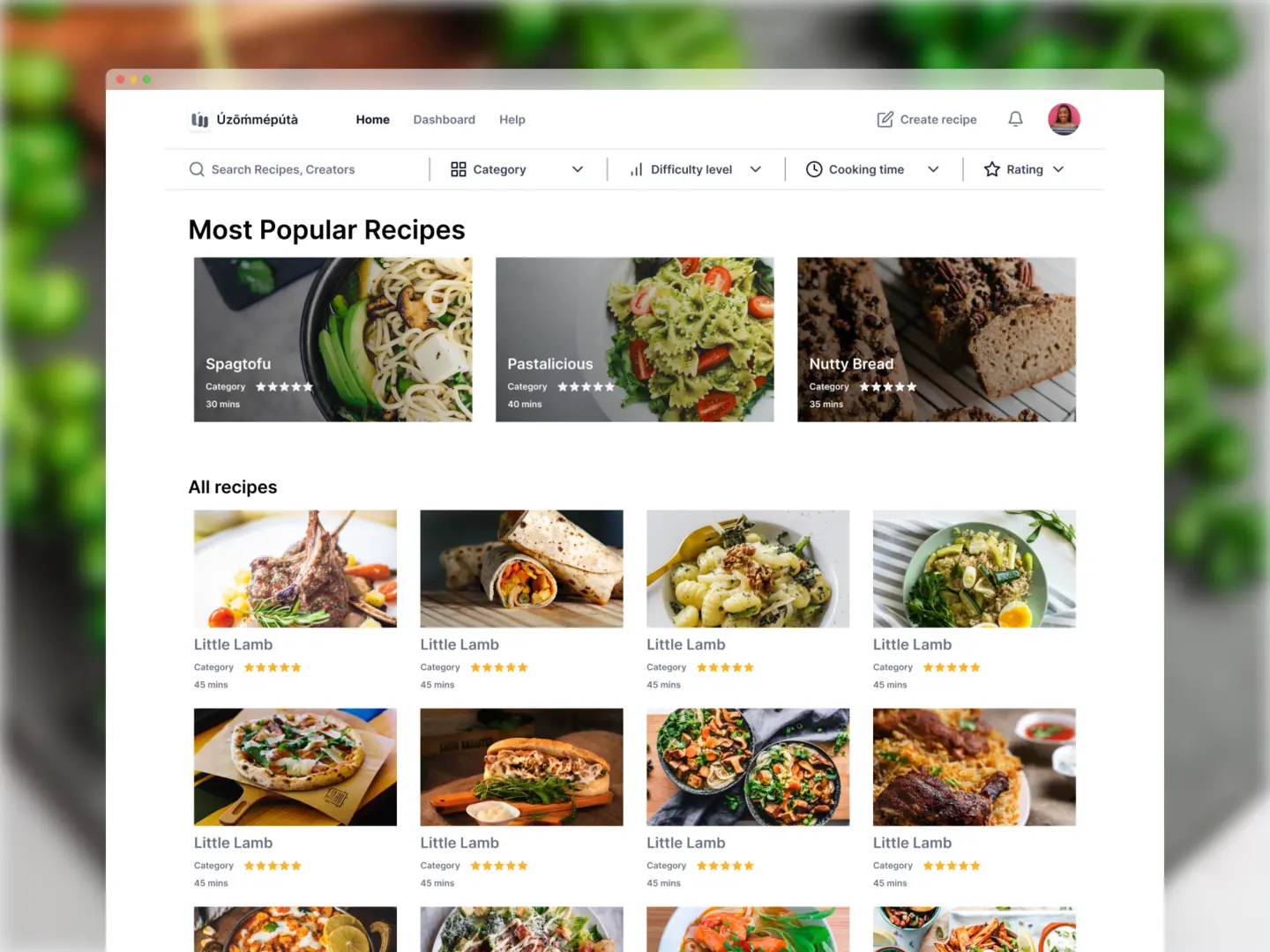 recipe bubble app thumbnail